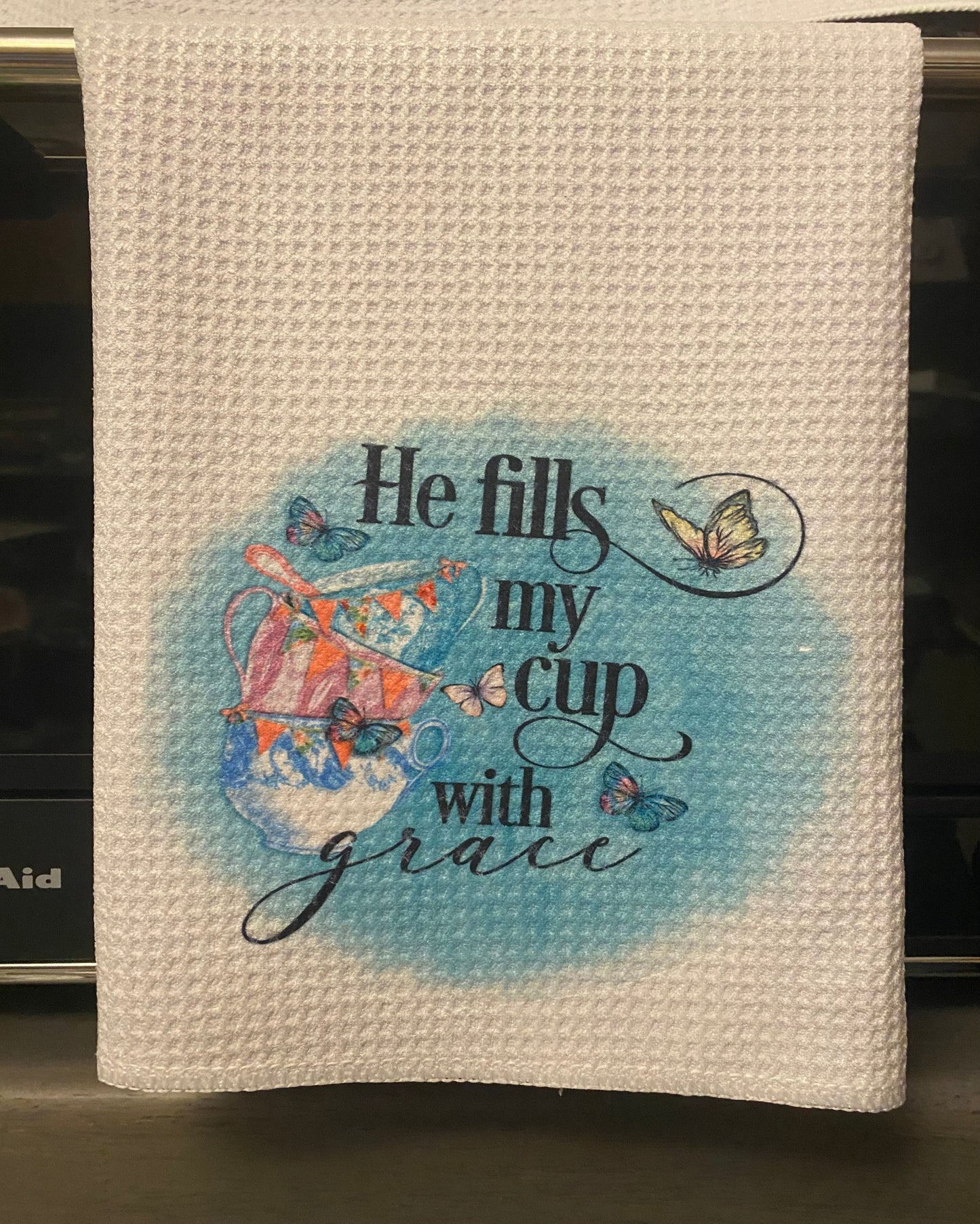 Fill My Cup Tea Towel