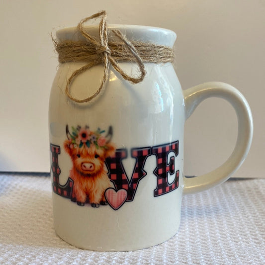 DISCONTINUED-Kids Milk Can Farmhouse Mug