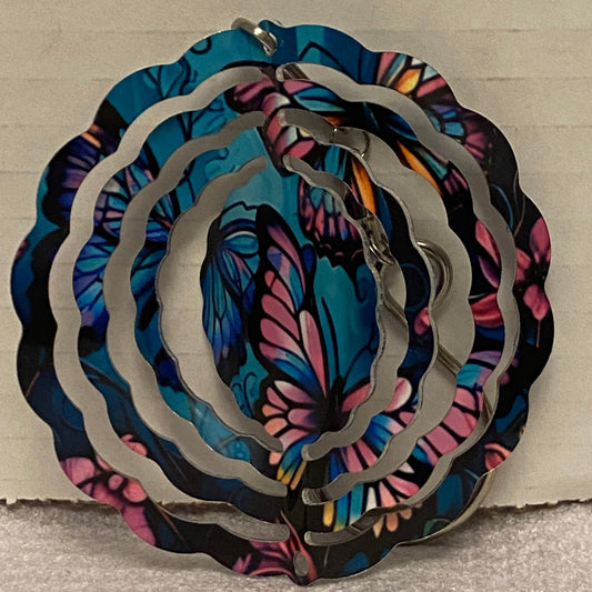 Butterflies 3 inch Mini Wind Spinner/Ornament