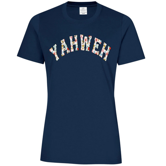 Floral Yahweh-Ladies S.S Tshirt
