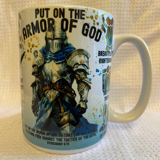 Male Armor of God -Ceramic Mug