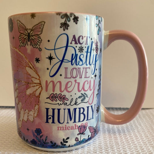 Act Justly Ceramic Mug