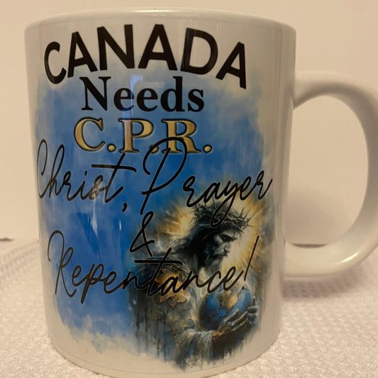 NEW-BIG 20 oz - Canada CPR Ceramic Mug