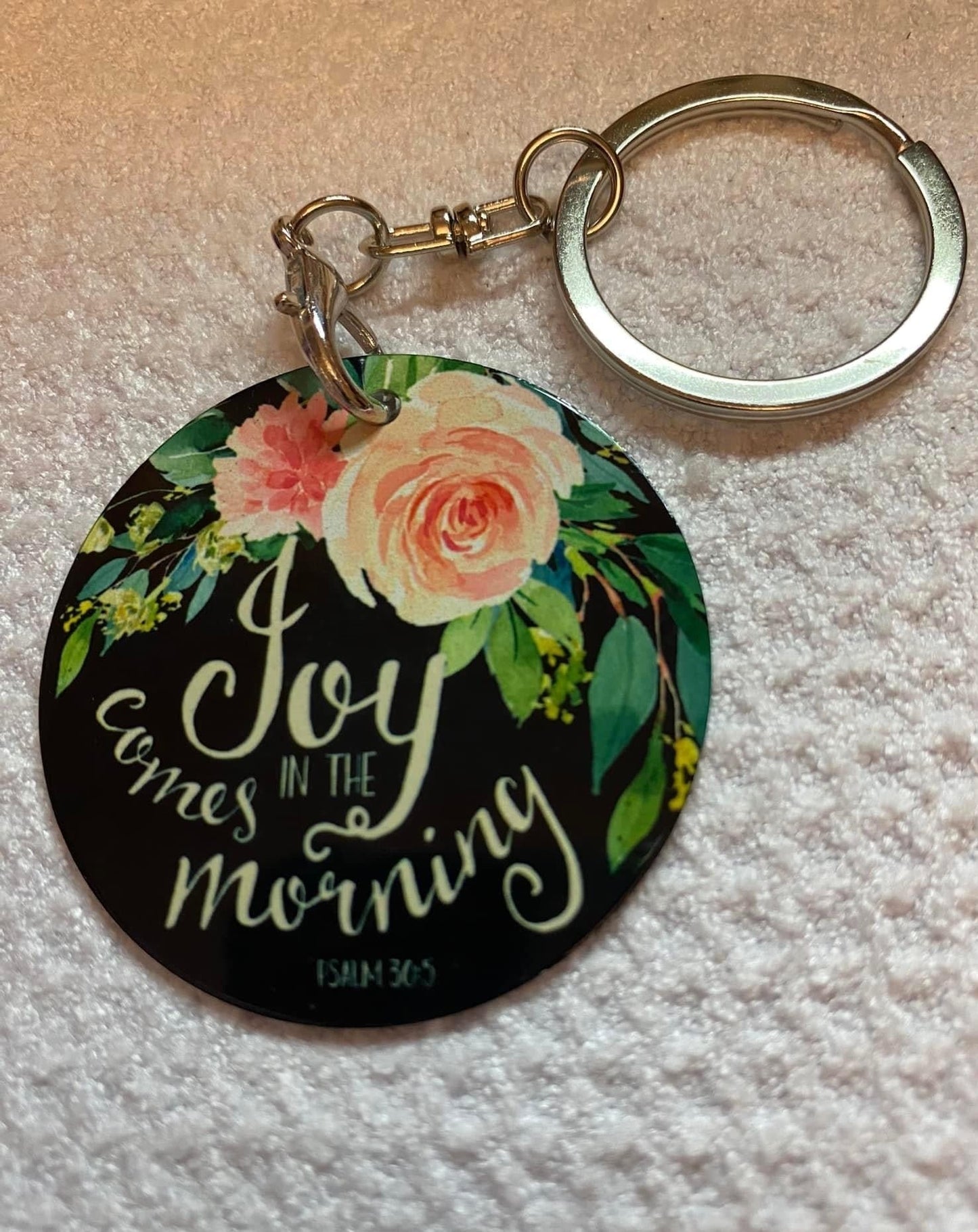 2 Inch Round Aluminum Keychains