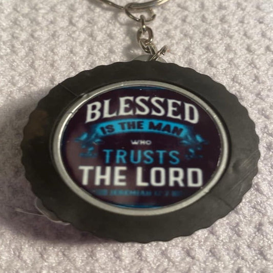 Car Tire Tape Measure Keychain