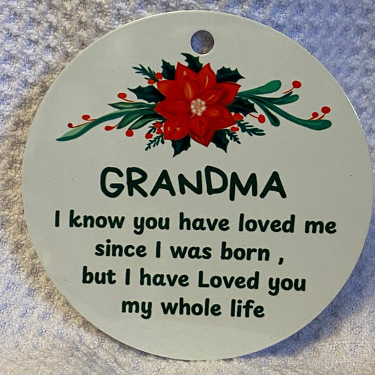 Grandma Christmas Ornament
