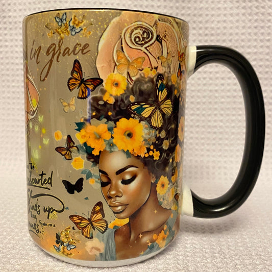Grow in Grace -Black Woman-Ceramic Mug