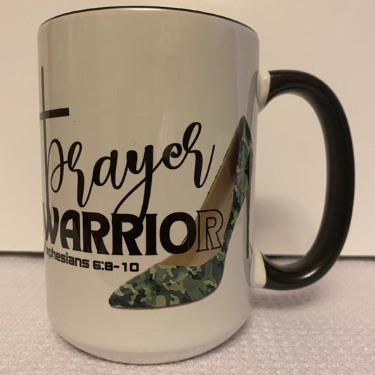 Prayer Warrior -SHOE-Ceramic Mug