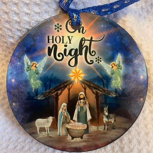 Oh Holy Night Christmas Ornament