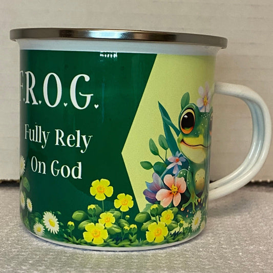 F.R.O.G.- Kids/Youth Metal Mug