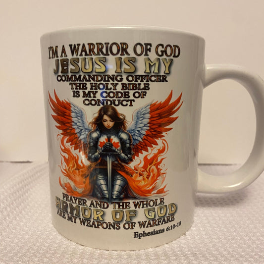 NEW-BIG 20 oz - Canadian Female Warrior Ceramic Mugs