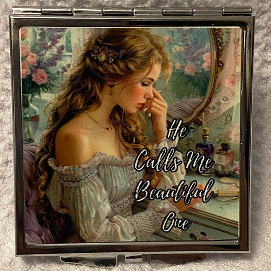Beautiful One Square Compact Mirror