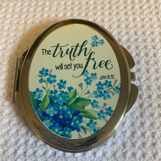 Truth Set You Free  Compact Mirror