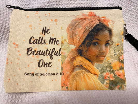 Black Girl Beautiful One MakeUp Bag