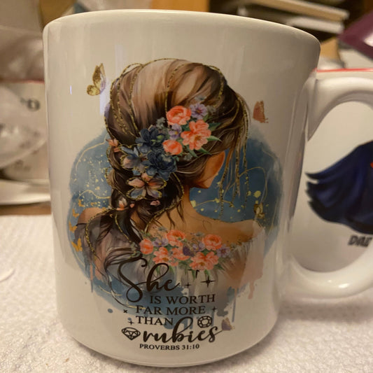 More Precious than Rubies Ceramic Mug