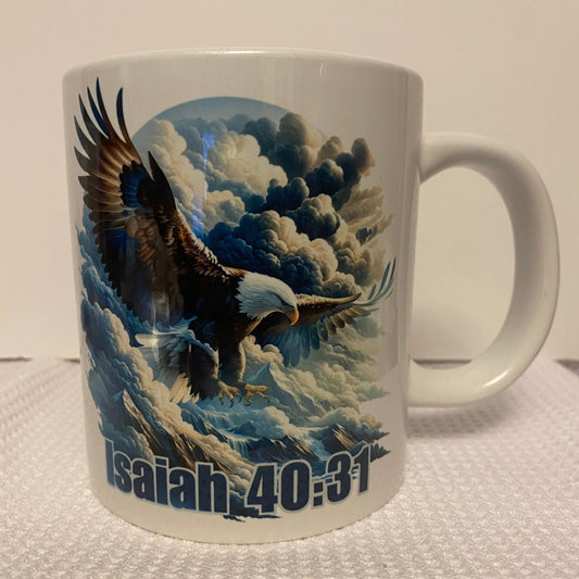 NEW-BIG 20 oz - Isaiah 40:31 Ceramic Mug