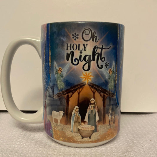 Oh Holy Night Nativity-Ceramic Mug