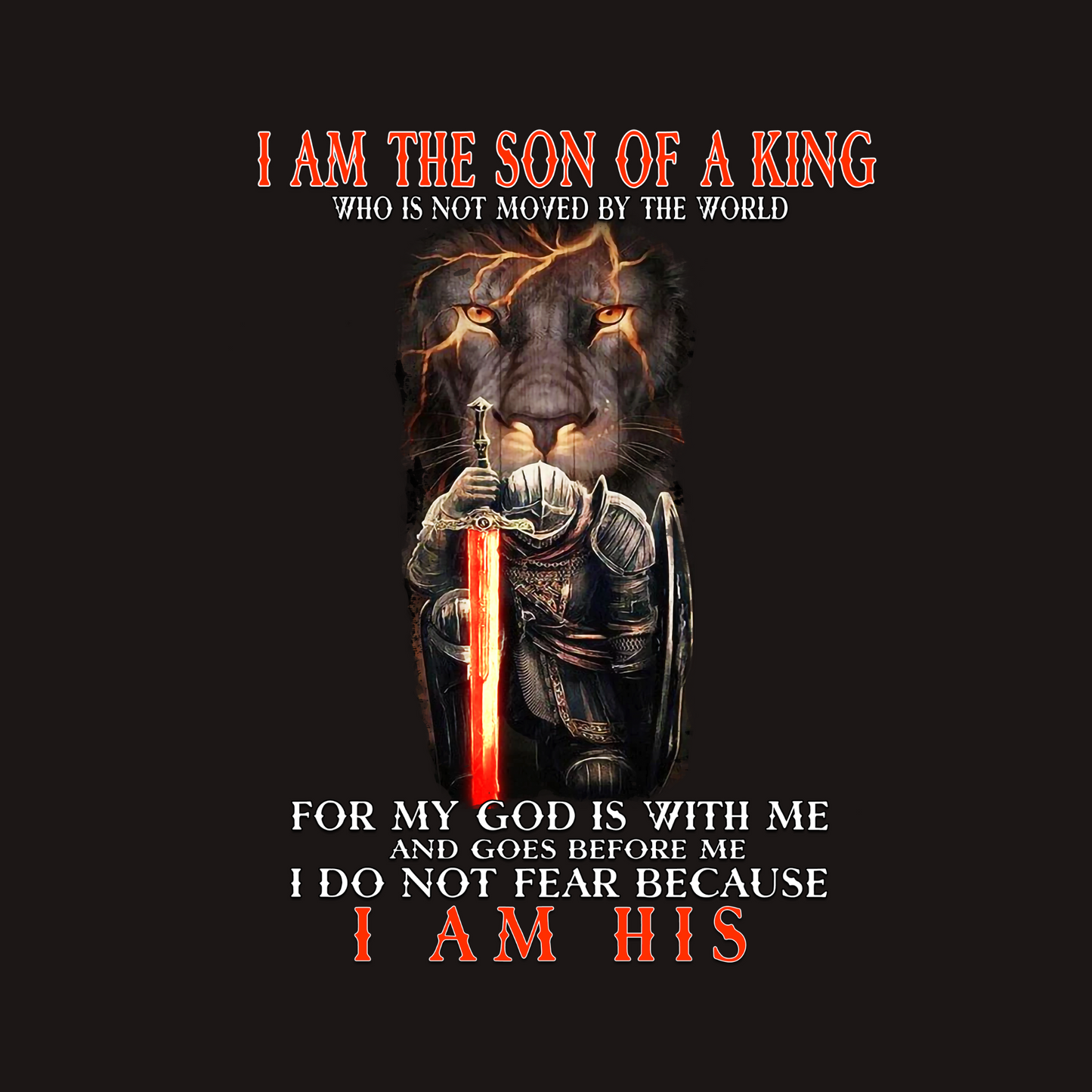 Men's SS T-Shirt - I am the Son of a King