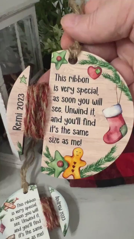 Customized - Christmas Height Ornament